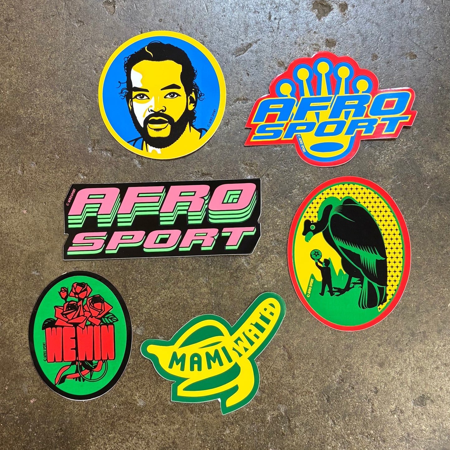 AFROSPORT   STICKER PACK