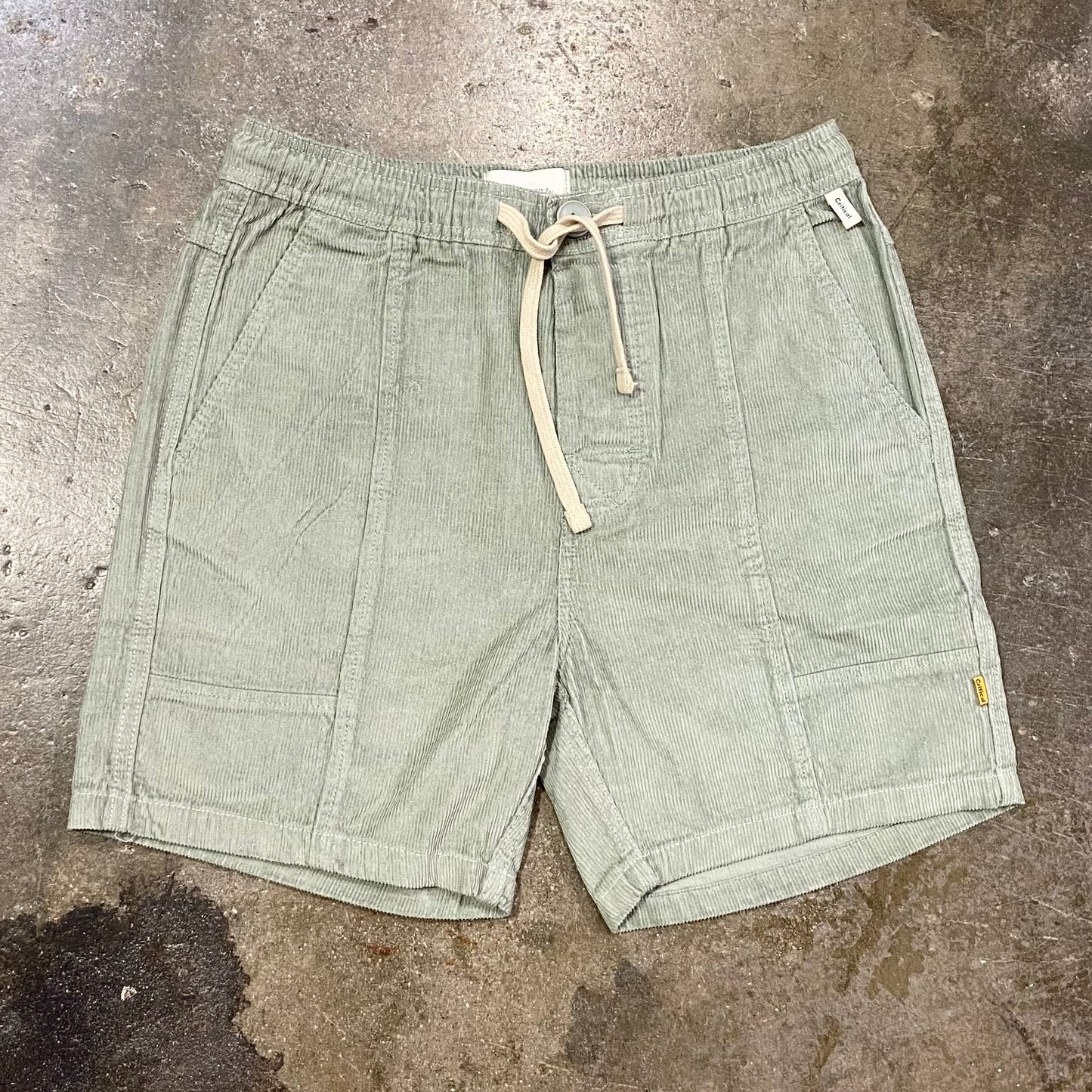 ALL DAY CORD SHORT SAGE