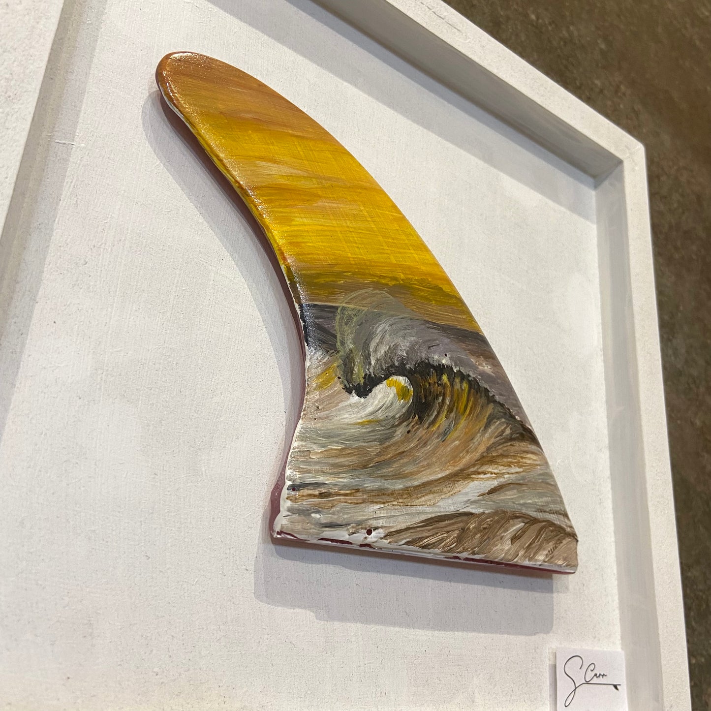 Sophie Carr Art    Handpainted Surfing Fins