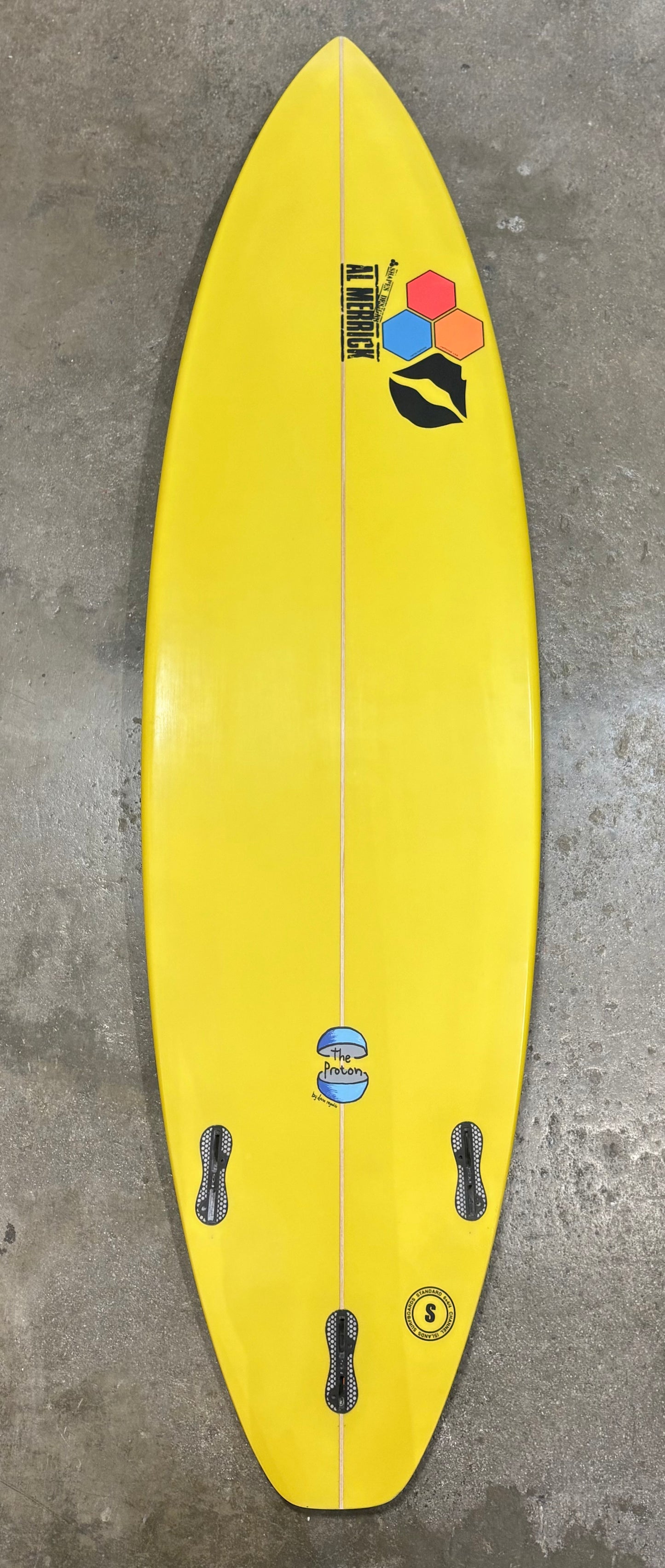 CHANNEL ISLANDS     PROTON   6'6"   19 1/2"    2 1/2"  32.8L