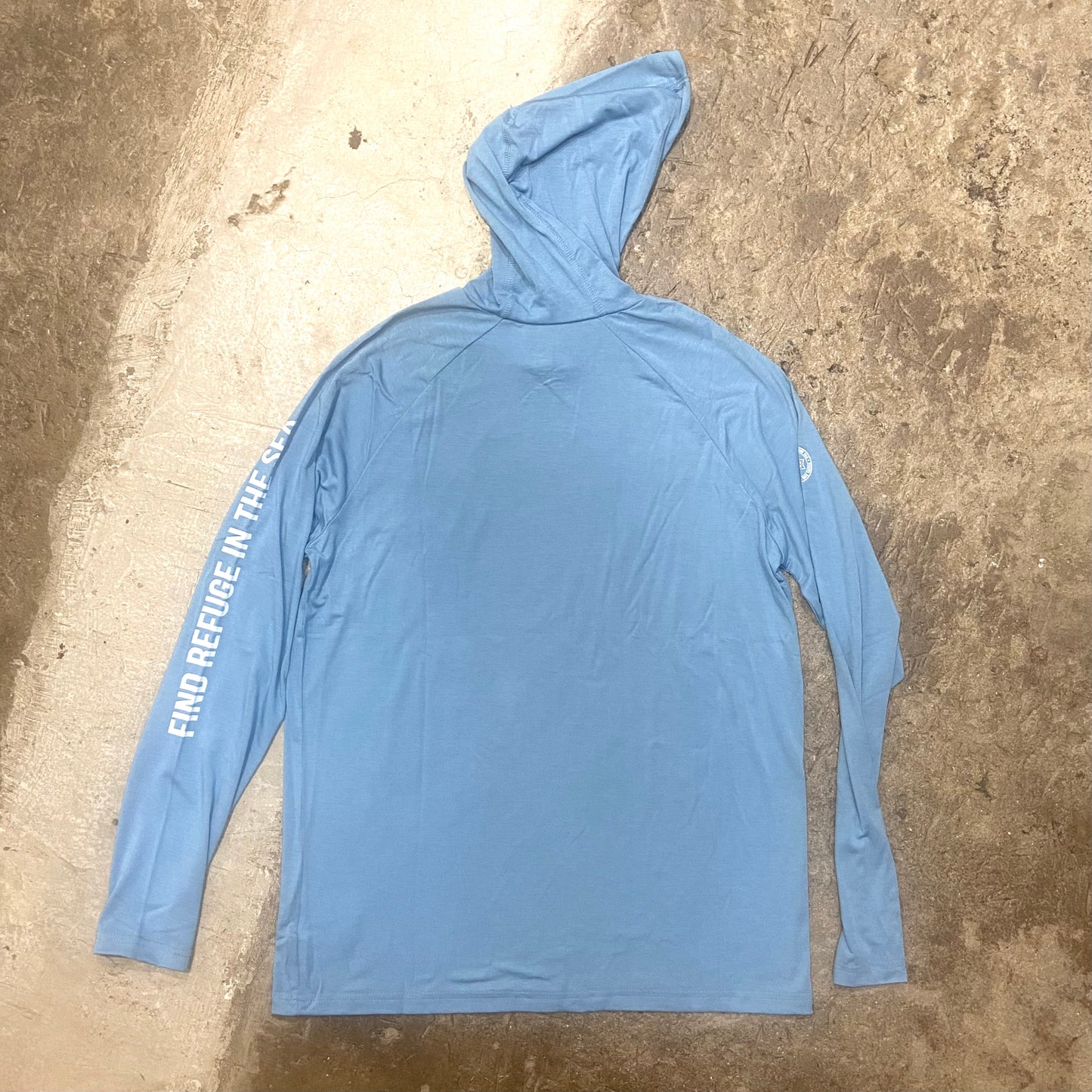 SALTY CREW   MARINER AZUL BLUE HOOD TECH TEE