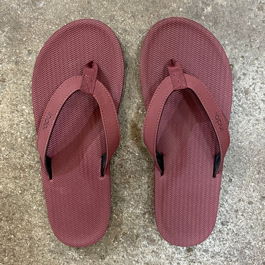 INDOSOLE MEN'S ESSNTLS FLIP FLOP BURGANDY