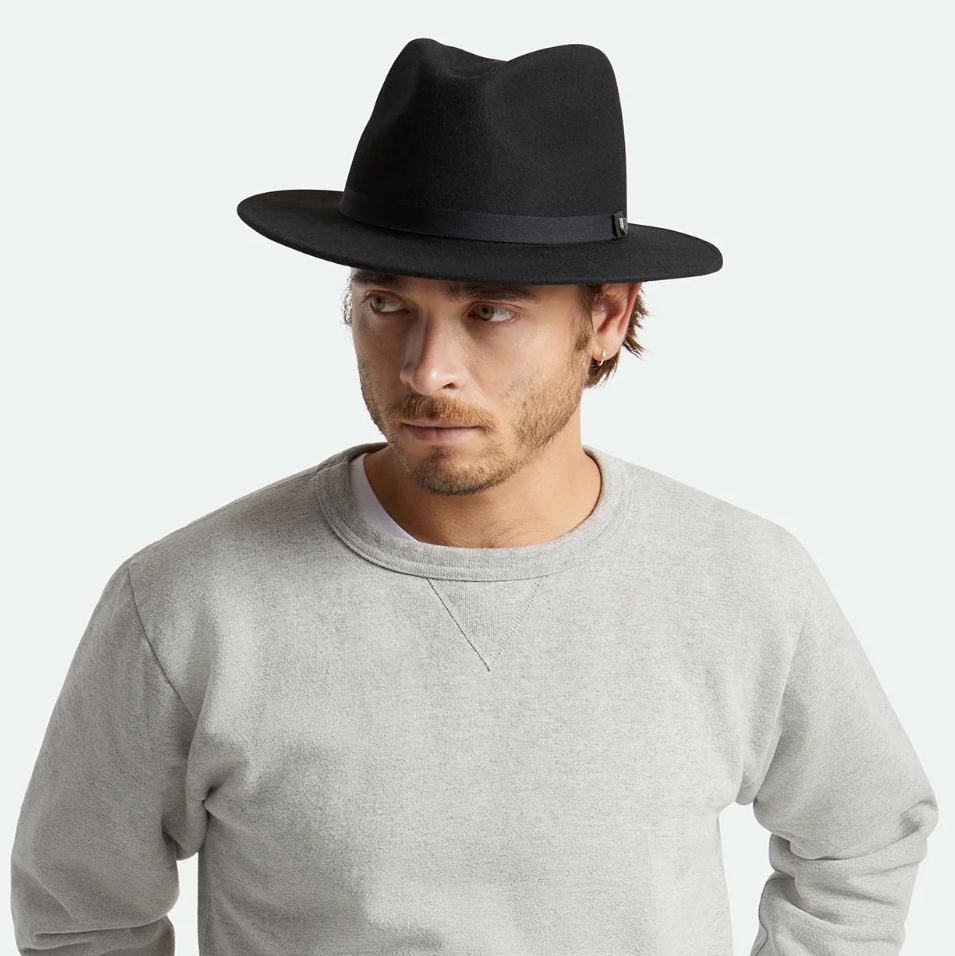 BRIXTON MESSER PACKABLE FEDORA