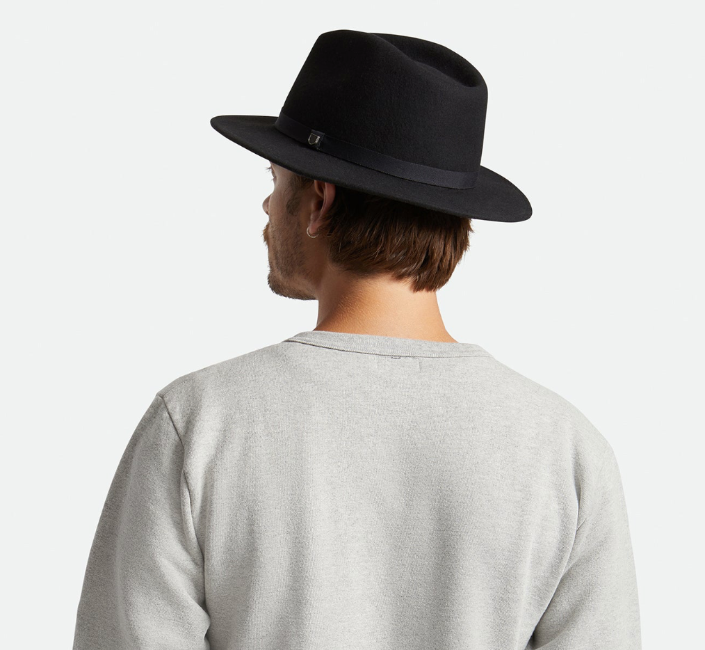 BRIXTON   MESSER PACKABLE FEDORA