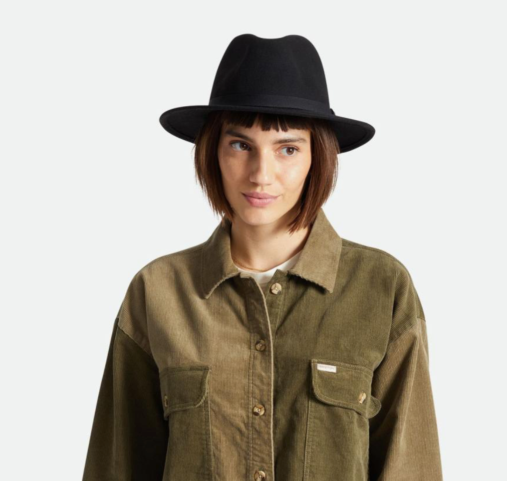 BRIXTON   MESSER PACKABLE FEDORA