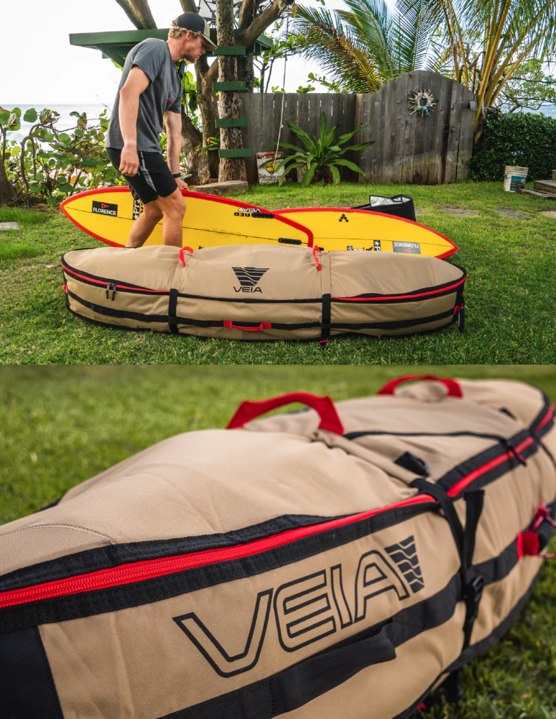 VEIA   4/3 JOHN JOHN FLORENCE BOARD TRAVEL BAG