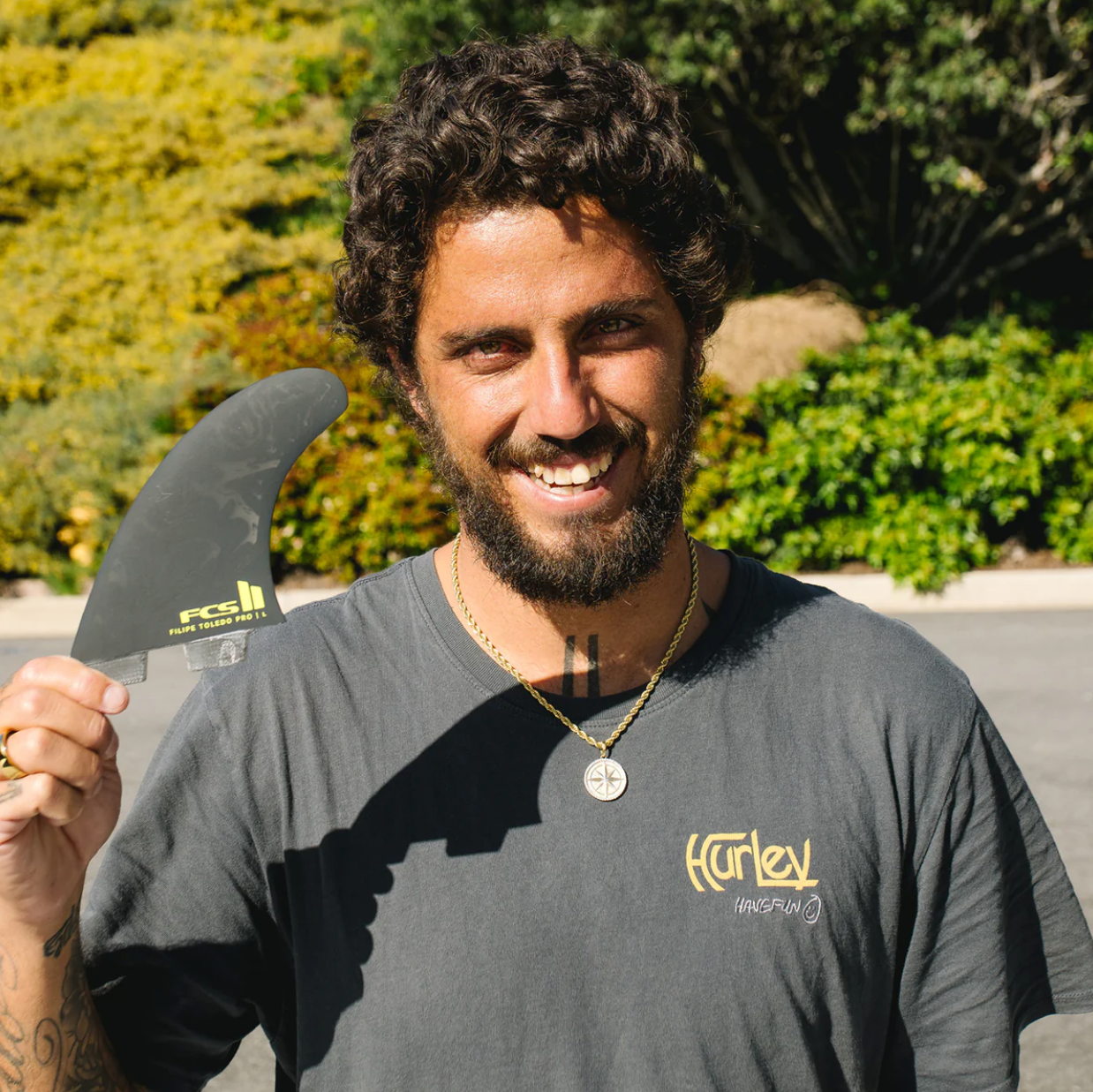 FCS II  FILIPE TOLEDO PG PRO TRI FIN SET