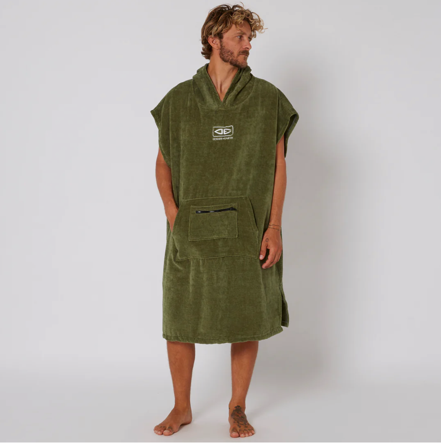 OCEAN &EARTH   MENS CORP HOODED PONCHO